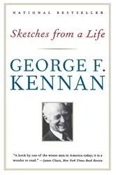 Book cover of Sketches from a Life by George F. Kennan