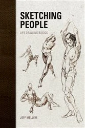 Book cover of Sketching People by Jeff Mellem