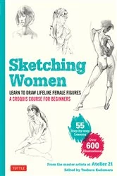 Book cover of Sketching Women by Studio Atelier 21