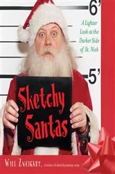 Book cover of Sketchy Santas by Unknown
