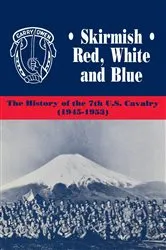 Book cover of Skirmish Red, White and Blue by Edward C. Daily