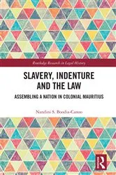 Book cover of Slavery, Indenture and the Law by Nandini Boodia-Canoo