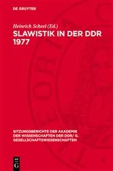 Book cover of Slawistik in der DDR 1977 by Heinrich Scheel