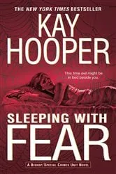 Book cover of Sleeping with Fear by Kay Hooper