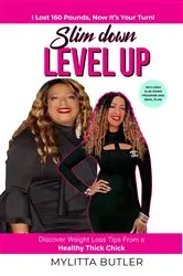 Book cover of SLIM DOWN LEVEL UP by Mylitta Butler