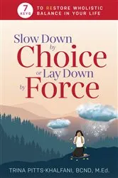 Book cover of Slow Down by Choice or Lay Down by Force by Trina Pitts-Khalfani