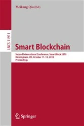 Book cover of Smart Blockchain by Meikang Qiu