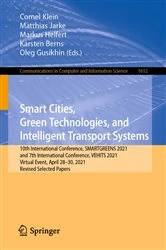 Book cover of Smart Cities, Green Technologies and Intelligent Transport Systems by Markus Helfert