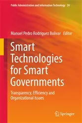 Book cover of Smart Technologies for Smart Governments by Manuel Pedro Rodríguez Bolívar