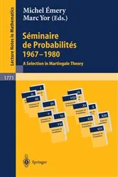 Book cover of Séminaire de Probabilités 1967-1980 by Unknown