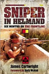 Book cover of Sniper in Helmand by James Cartwright