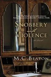 Book cover of Snobbery with Violence by M. C. Beaton
