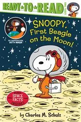 Book cover of Snoopy, First Beagle on the Moon! by Charles  M. Schulz