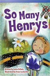 Book cover of So Many Henrys by Letta Schatz