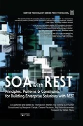Book cover of SOA with REST by N/A