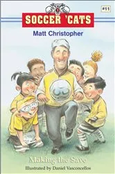 Book cover of Soccer 'Cats: Making the Save by Matt Christopher
