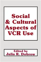 Book cover of Social and Cultural Aspects of Vcr Use by Unknown