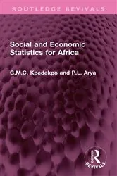 Book cover of Social and Economic Statistics for Africa by G.M.C. Kpedekpo