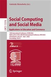 Book cover of Social Computing and Social Media: Applications in Education and Commerce by Gabriele Meiselwitz