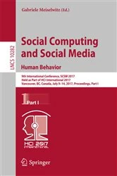 Book cover of Social Computing and Social Media. Human Behavior by Gabriele Meiselwitz