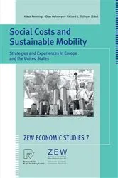 Book cover of Social Costs and Sustainable Mobility by Klaus Rennings