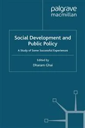 Book cover of Social Development and Public Policy by D. Ghai