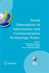 Book cover of Social Dimensions of Information and Communication Technology Policy by Chrisanthi Avgerou