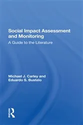 Book cover of Social Impact Assessment And Monitoring by Michael J Carley