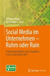 Book cover of Social Media im Unternehmen – Ruhm oder Ruin by Christine Rogge