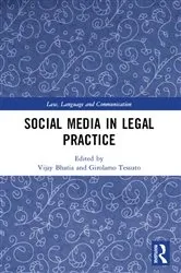 Book cover of Social Media in Legal Practice by Vijay Bhatia