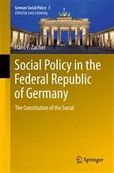 Book cover of Social Policy in the Federal Republic of Germany by Hans F. Zacher