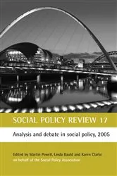 Book cover of Social Policy Review 17 by Martin Powell