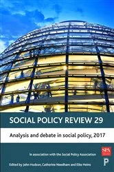 Book cover of Social Policy Review 29 by Isabel Shutes
