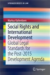 Book cover of Social Rights and International Development by Markus Kaltenborn