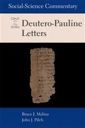 Book cover of Social Science Commentary on the Deutero-Pauline Letters by Bruce J. Malina