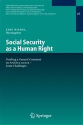Book cover of Social Security as a Human Right by Eibe H. Riedel