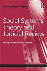 Book cover of Social Systems Theory and Judicial Review by Unknown