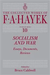 Book cover of Socialism and War by F. A. Hayek