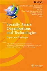 Book cover of Socially Aware Organisations and Technologies. Impact and Challenges by Maria Cecilia Calani Baranauskas