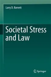Book cover of Societal Stress and Law by Larry D. Barnett