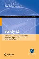 Book cover of Society 5.0 by Aurona Gerber