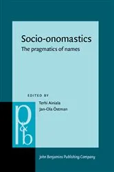 Book cover of Socio-onomastics by Terhi Ainiala