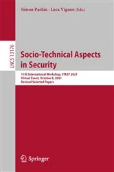 Book cover of Socio-Technical Aspects in Security by Simon Parkin
