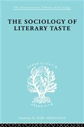 Book cover of Sociology Lit Taste Ils 90 by Levin L. Schucking
