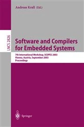Book cover of Software and Compilers for Embedded Systems by Andreas Krall