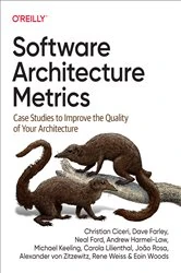 Book cover of Software Architecture Metrics by Christian Ciceri