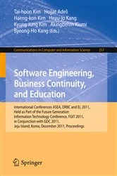 Book cover of Software Engineering, Business Continuity, and Education by Tai-hoon Kim