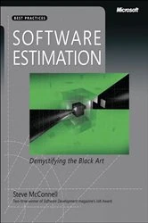 Book cover of Software Estimation by Steve McConnell