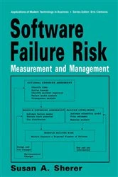 Book cover of Software Failure Risk by Susan A. Sherer