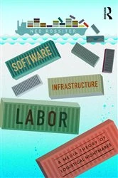 Book cover of Software, Infrastructure, Labor by Ned Rossiter